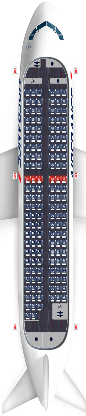 Airbus A319 Seat Map | Flight Web Check in