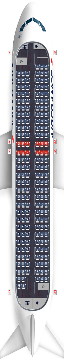 Airbus A320 Seating Chart America